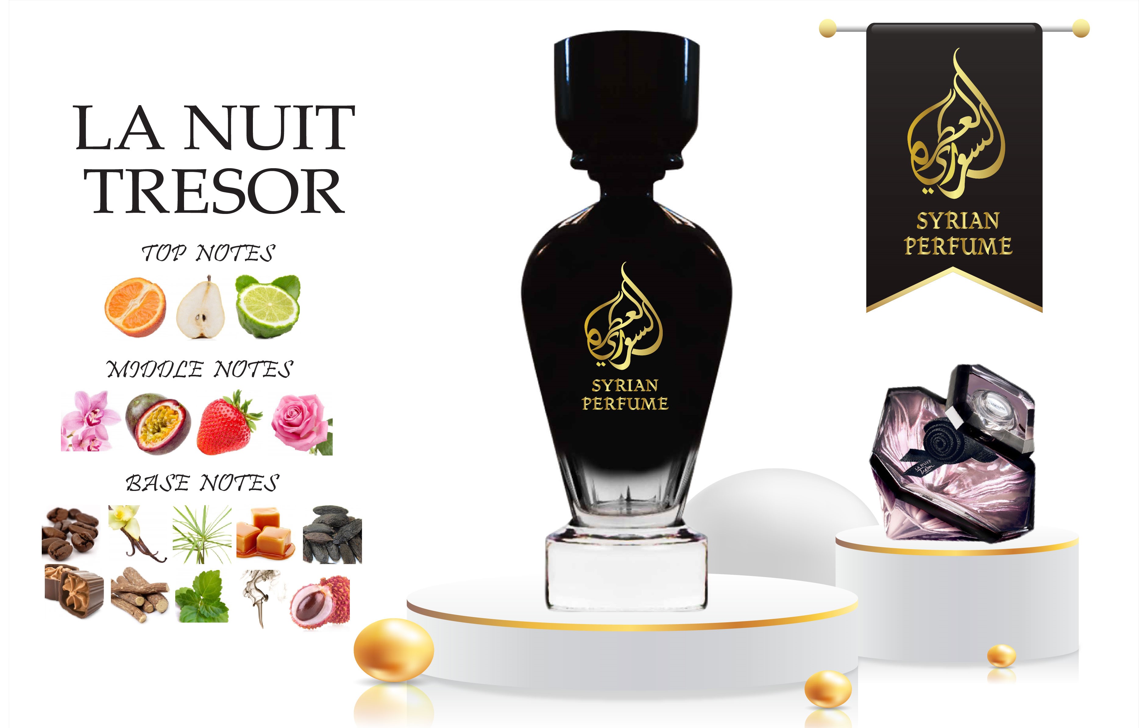 Syrian Perfume La Nuit Tresor 75ml For Her